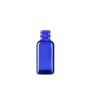 1-oz-blue-glass-boston-round-bottle-20-400-neck-finish