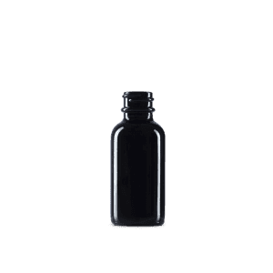 1-oz-black-uv-glass-boston-round-bottle-20-400-neck-finish