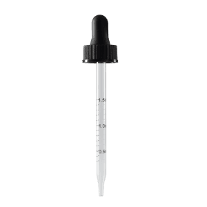 22-400-black-dropper-with-rubber-bulb-and-glass-pipette-fits-4-oz