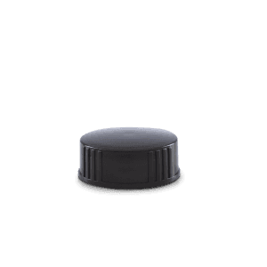 28-400-black-pp-cap-with-polycone-liner-fits-8-oz