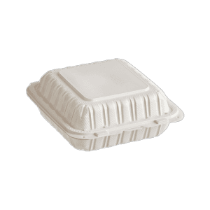 8-x-8-1-compartment-microwaveable-white-mineral-filled-plastic-hinged-take-out-container