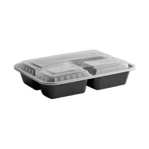 9-34-x-7-14-x-2-black-3-compartment-rectangular-microwavable-heavy-weight-container-with-lid