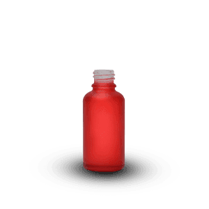 red-frosted-dropper-bottle